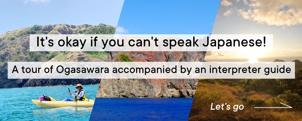 tour of ogasawara accompanied by an interpreter guide